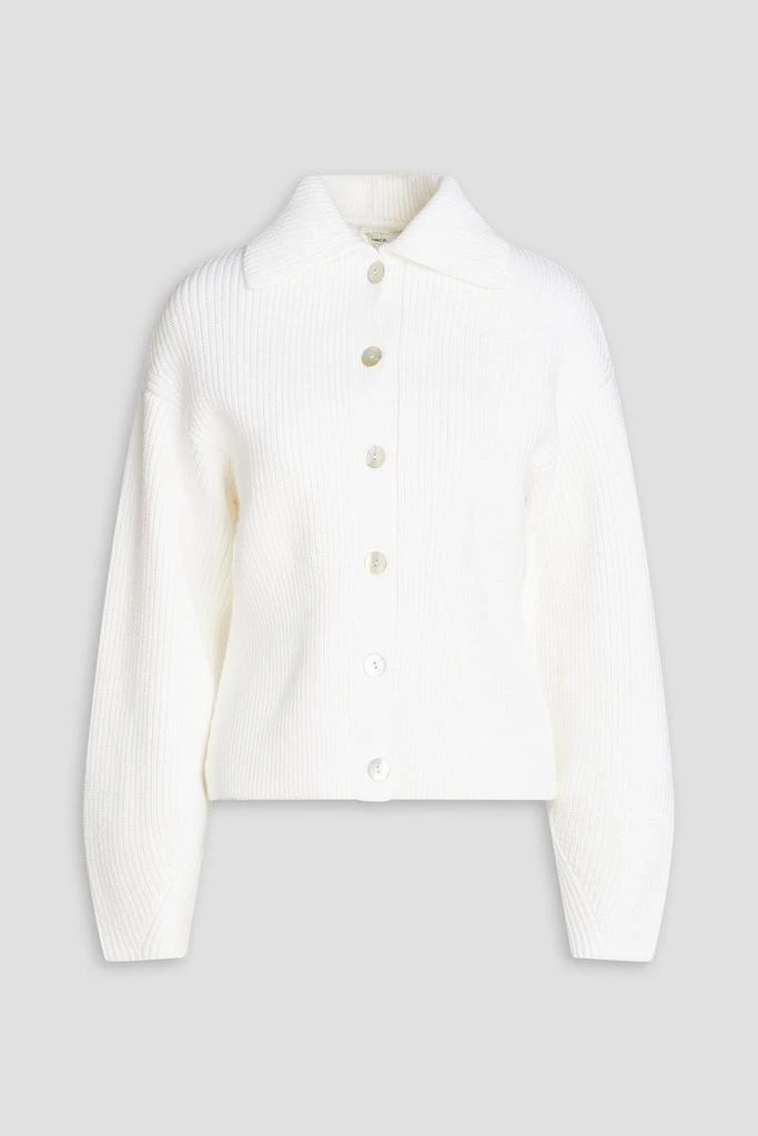 商品Vince|Ribbed cotton-blend cardigan,价格¥1073,第1张图片