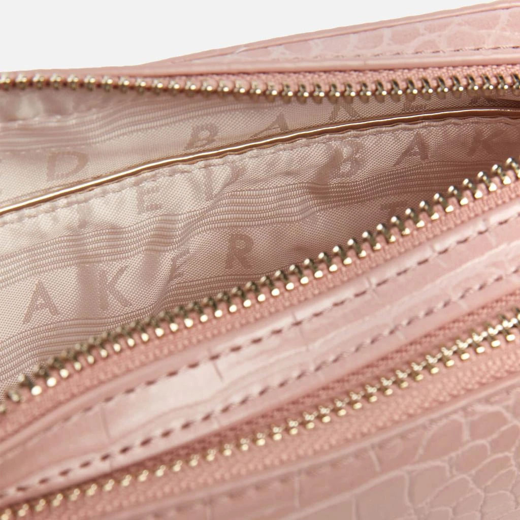 商品Ted Baker London|Ted Baker Women's Stina Double Zip Mini Camera Bag - Mid-Pink,价格¥444,第5张图片详细描述