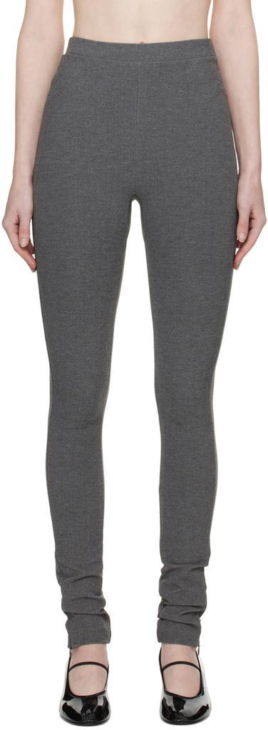 商品Totême|Gray Zip Leggings,价格¥457,第1张图片