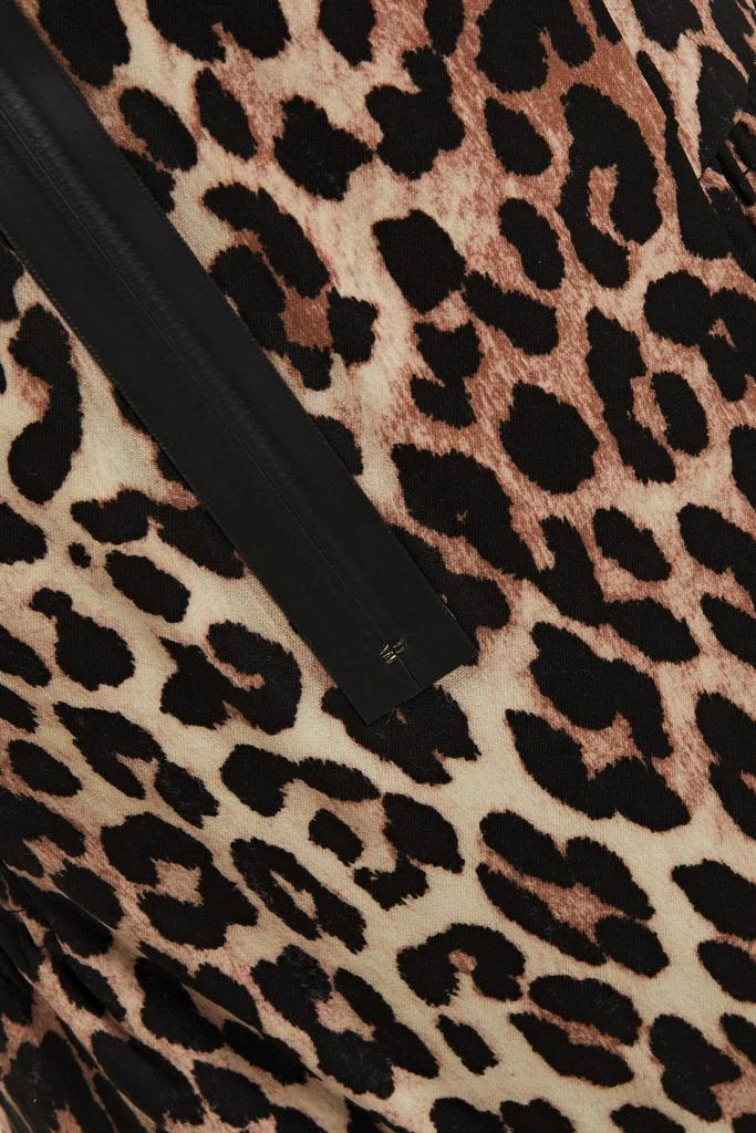 商品Ganni|Shirred leopard-print swimsuit,价格¥551,第4张图片详细描述