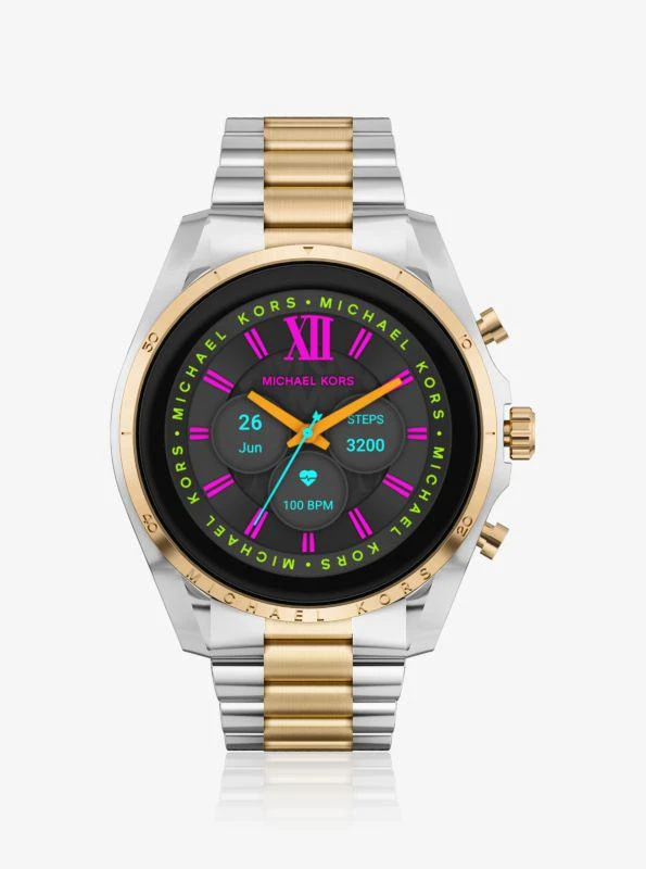 商品Michael Kors|Gen 6 Bradshaw Two-Tone Smartwatch,价格¥2625,第1张图片