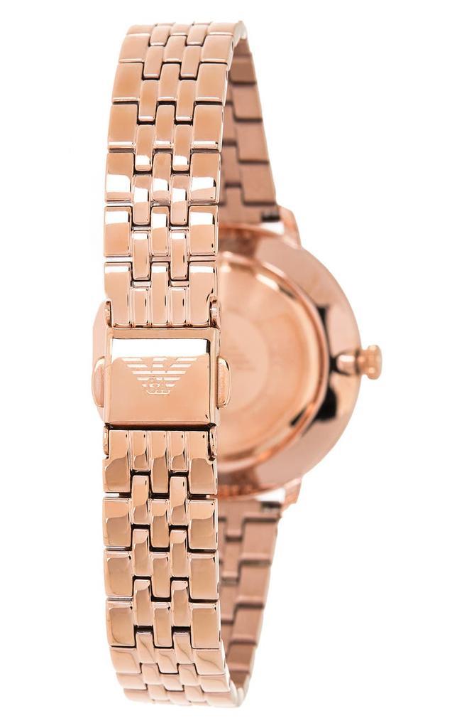 商品Emporio Armani|Women's Two-Hand Rose Gold-Tone Stainless Steel Watch, 32mm,价格¥1066,第4张图片详细描述