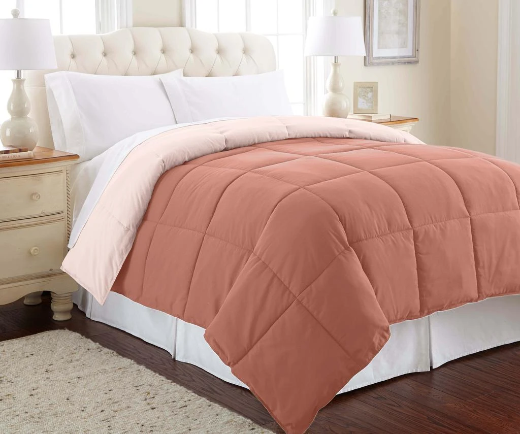 商品Modern Threads|Down Alternative Microfiber Quilted Reversible Comforter / Duvet Insert,价格¥246,第3张图片详细描述