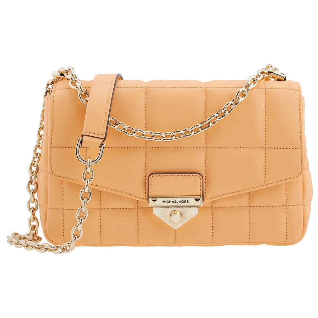 商品Michael Kors|Michael Kors Orange Ladies SoHo Large Quilted Leather Shoulder Bag,价格¥1267,第1张图片