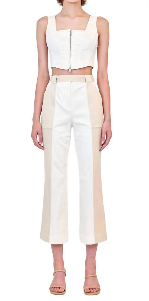 商品Jonathan Simkhai|Jonathan Simkhai - Liza cropped pant,价格¥2416,第1张图片