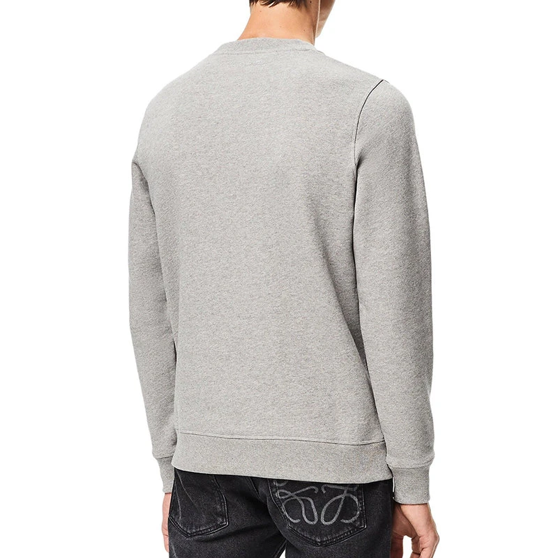 商品Loewe|【预售3-7天】LOEWE/罗意威 22年早春新款 男士麻灰色棉质Logo Anagram刺绣长袖运动衫卫衣H526341XA1-1440,价格¥4946,第6张图片详细描述