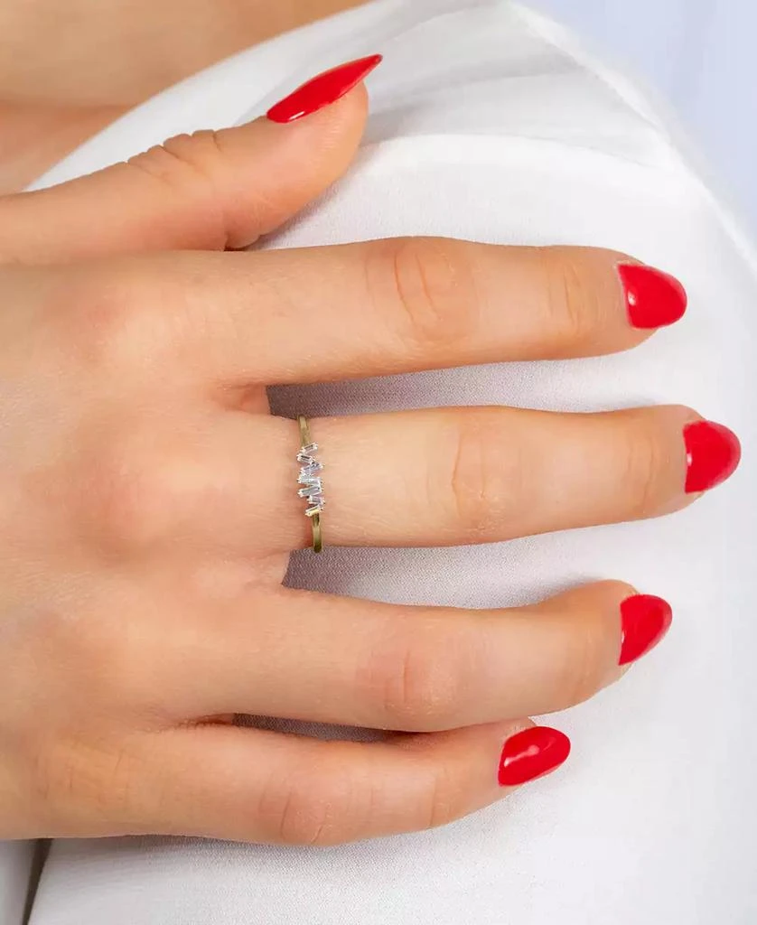 商品Giani Bernini|Cubic Zirconia Baguette Cluster Ring, Created for Macy's,价格¥131,第2张图片详细描述