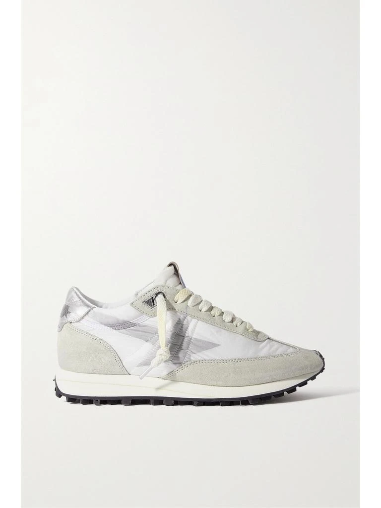 商品Golden Goose|Running Marathon 仿旧皮革边饰软壳面料绒面革运动鞋  - IT35,价格¥4506,第1张图片