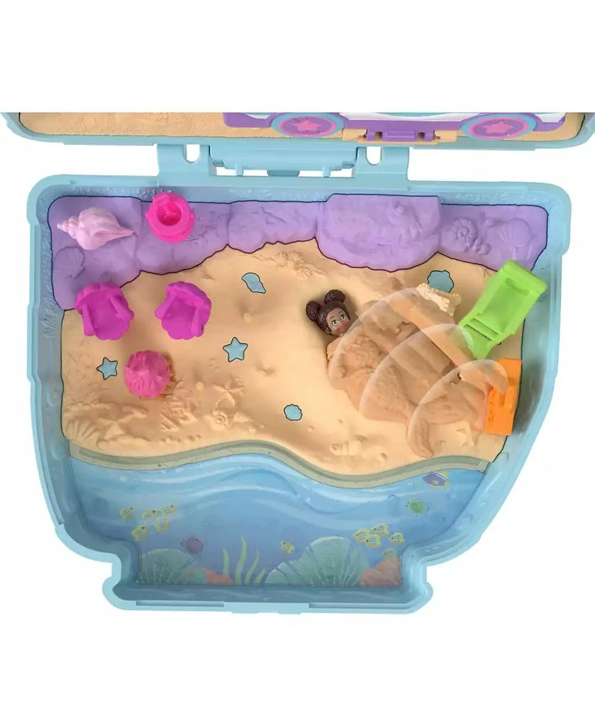 商品Polly Pocket|Dolls and Playset, Travel Toys, Seaside Puppy Ride Compact,价格¥90,第4张图片详细描述