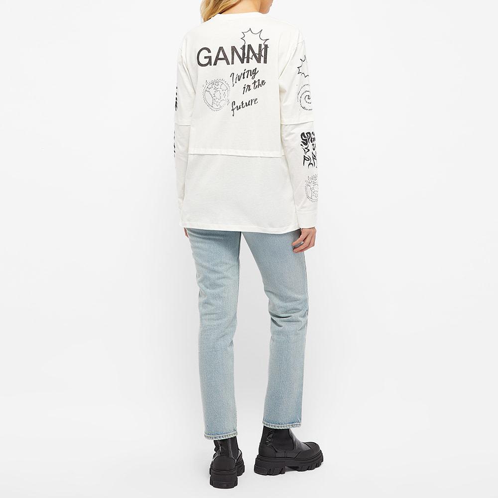 GANNI Long Sleeve Icon Symbols Top商品第5张图片规格展示