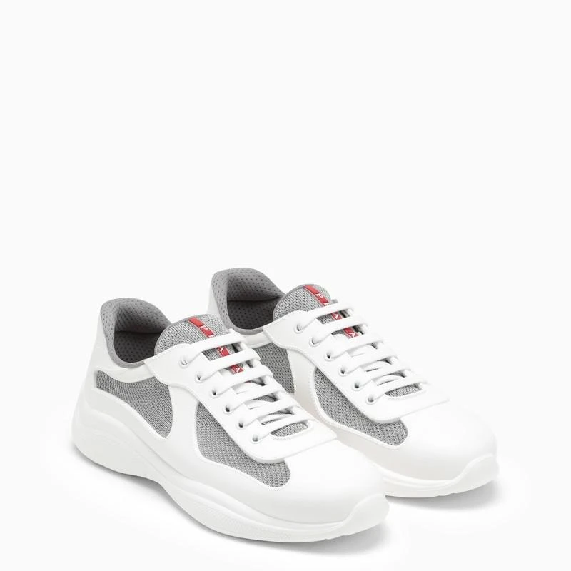 商品Prada|America's Cup white/grey trainers,价格¥4938,第2张图片详细描述