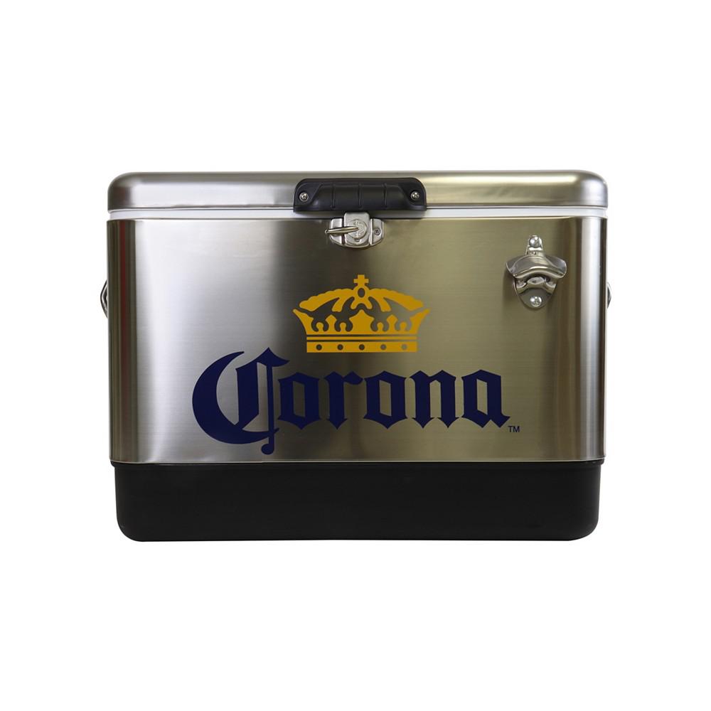 corona|ice chest cooler with bottle opener 51l /54 quart