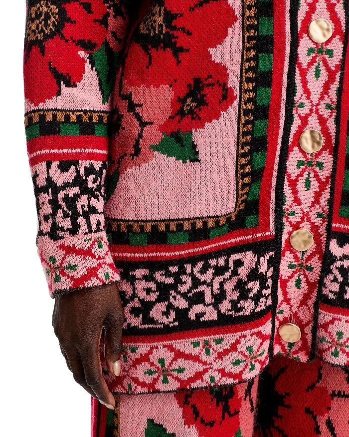 商品Farm Rio|Flower Tapestry Cardigan,价格¥1105,第4张图片详细描述