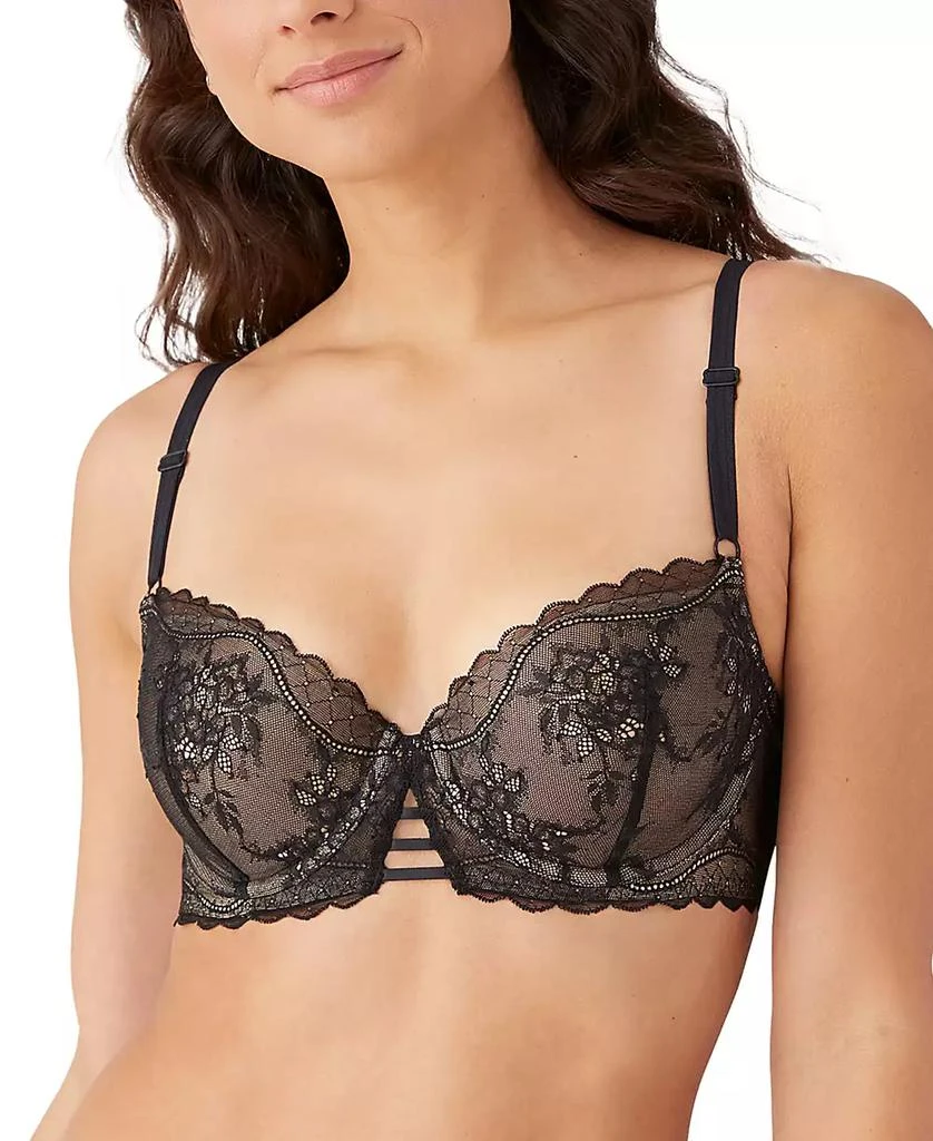 商品Wacoal|b.tempt’d by Wacoal Women's No Strings Attached Contour Balconette Bra,价格¥166,第1张图片