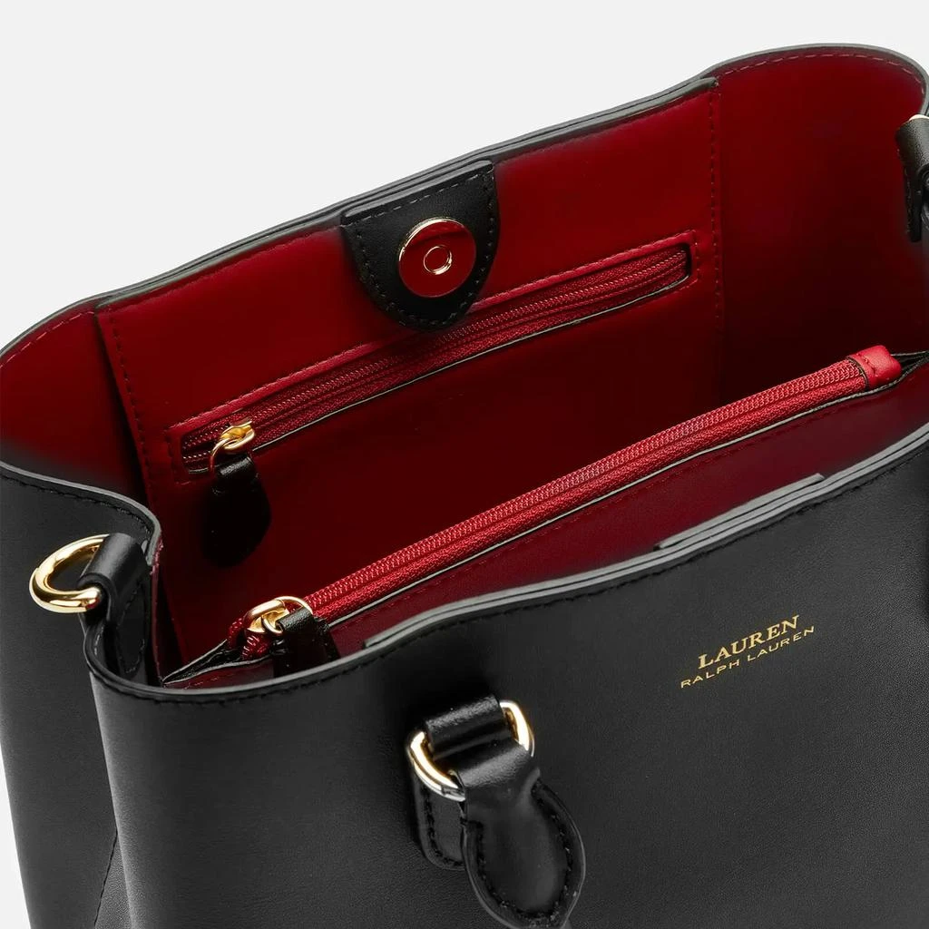 商品Ralph Lauren|Lauren Ralph Lauren Women's Marcy II Mini Satchel - Black/Crimson,价格¥2125,第5张图片详细描述