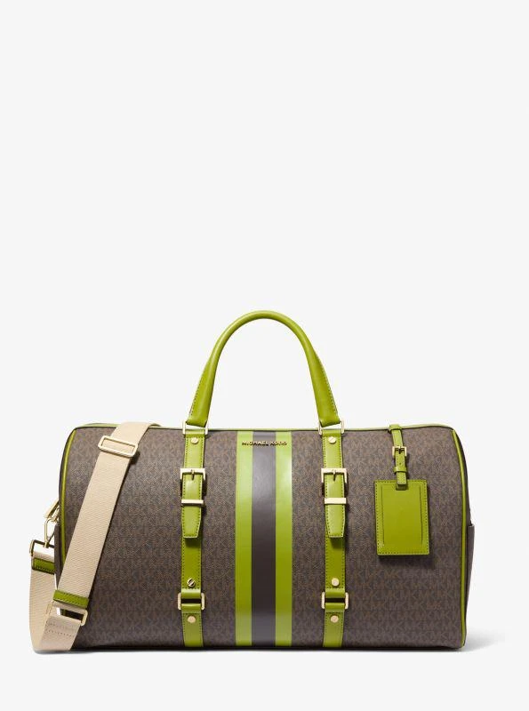商品Michael Kors|Bedford Travel Extra-Large Signature Logo Stripe Weekender Bag,价格¥2149,第1张图片
