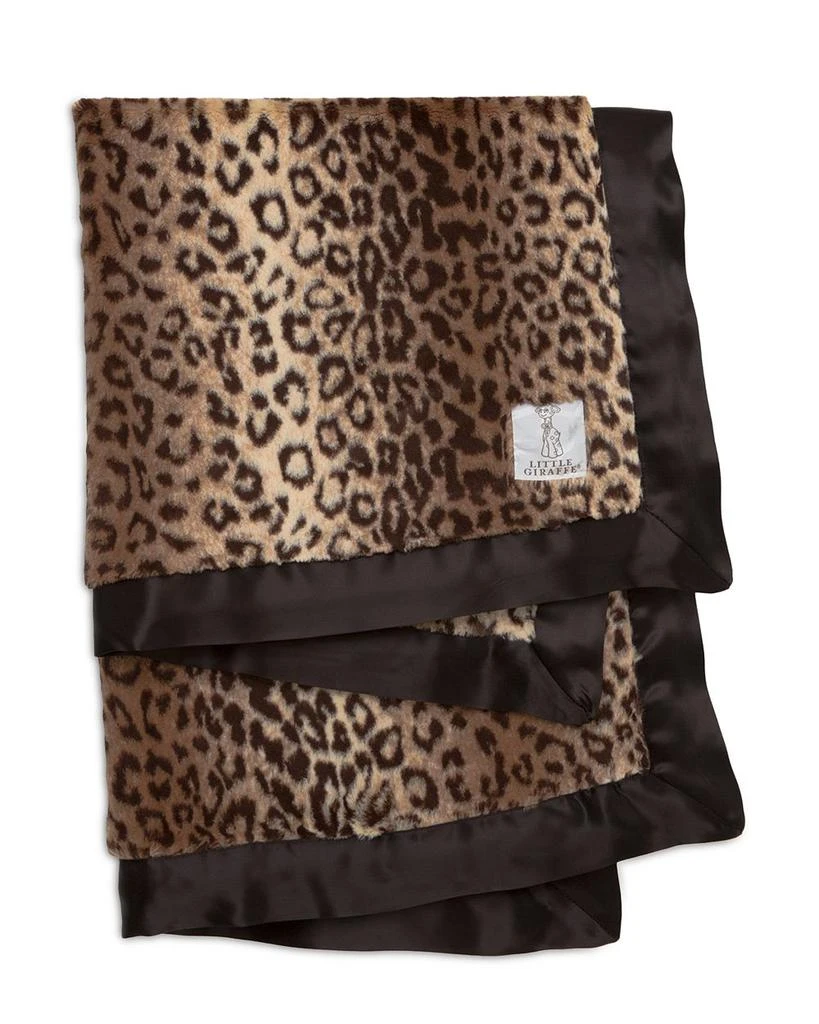 商品Little Giraffe|Luxe™ Faux Fur Leopard Blanket - Baby,价格¥728,第1张图片