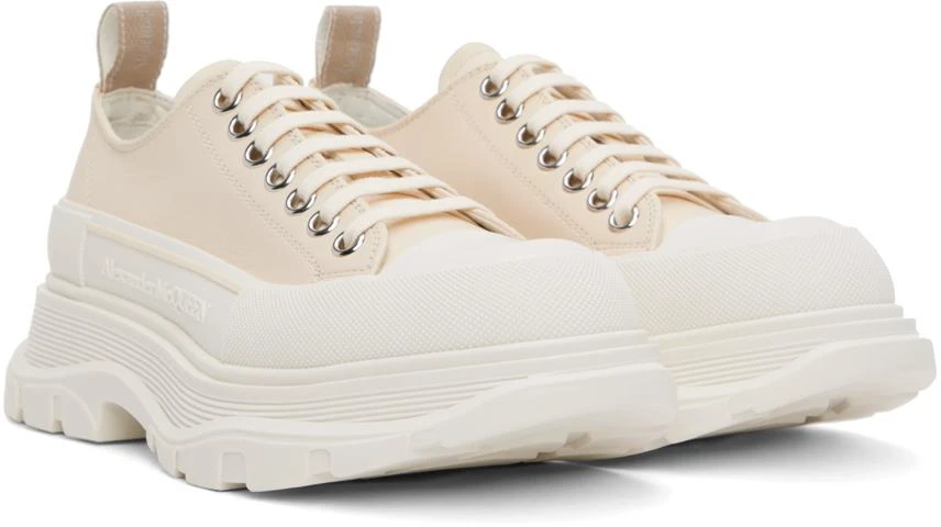 商品Alexander McQueen|Off-White Tread Slick Sneakers,价格¥2652,第4张图片详细描述