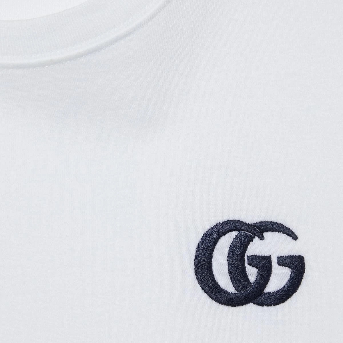 商品【商品预售7天】 Gucci|Gucci 男士T恤 796395XJG559692 白色,价格¥3177,第3张图片详细描述
