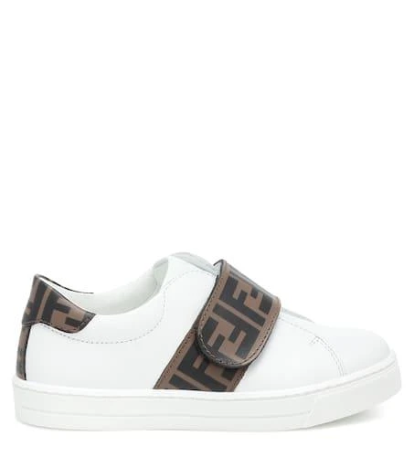 商品Fendi|Logo leather sneakers,价格¥1589,第4张图片详细描述