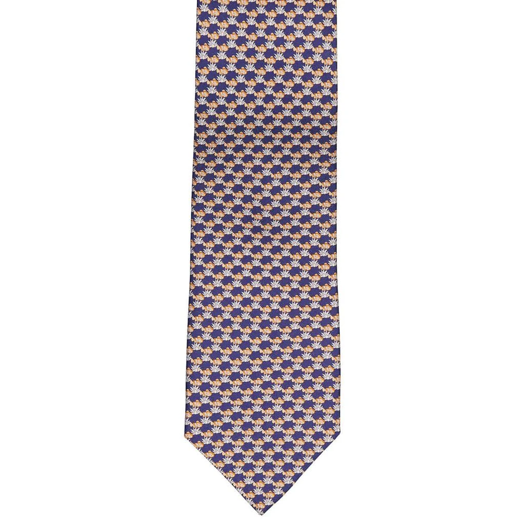 商品Salvatore Ferragamo|Salvatore Ferragamo Mens Fish Print Silk Tie,价格¥887,第3张图片详细描述