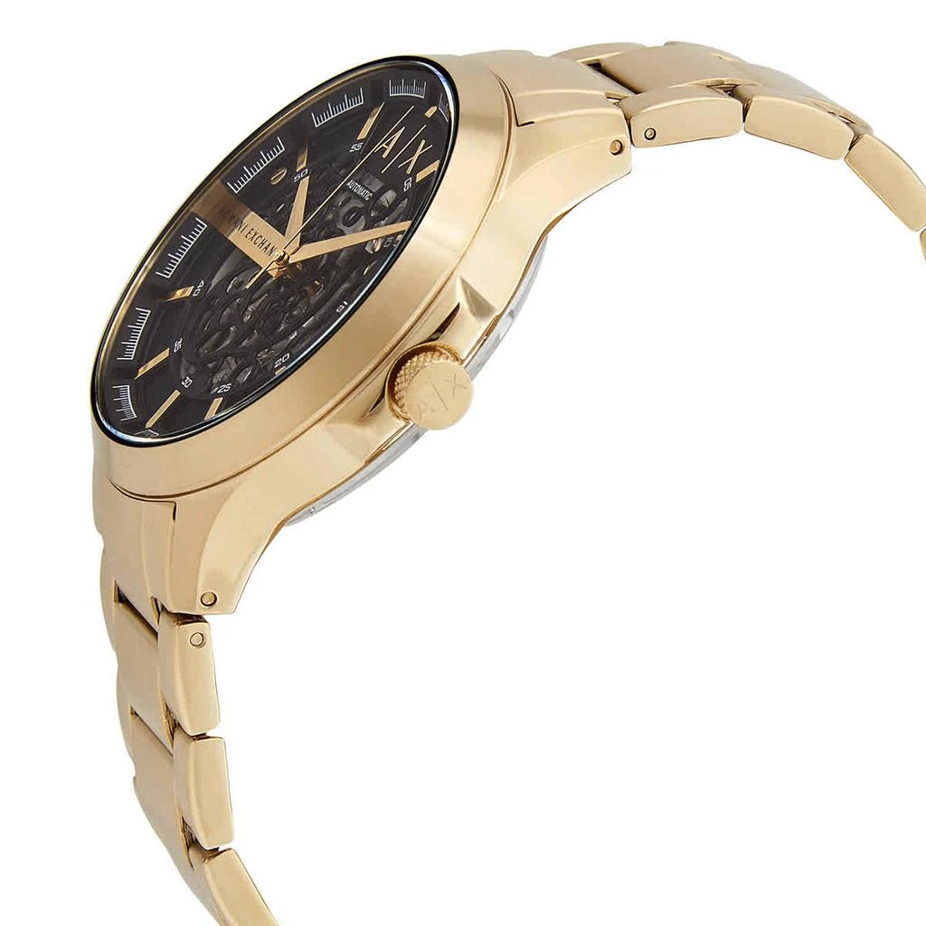 商品Armani Exchange|Hampton Automatic Black Skeleton Dial Men's Watch AX2419,价格¥1042,第2张图片详细描述