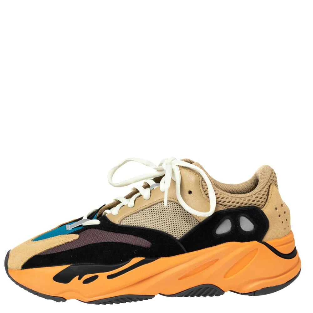 商品YEEZY|Yeezy x Adidas Multicolor Mesh And Suede Boost 700 Enflame Amber Sneakers Size 42,价格¥2266,第2张图片详细描述