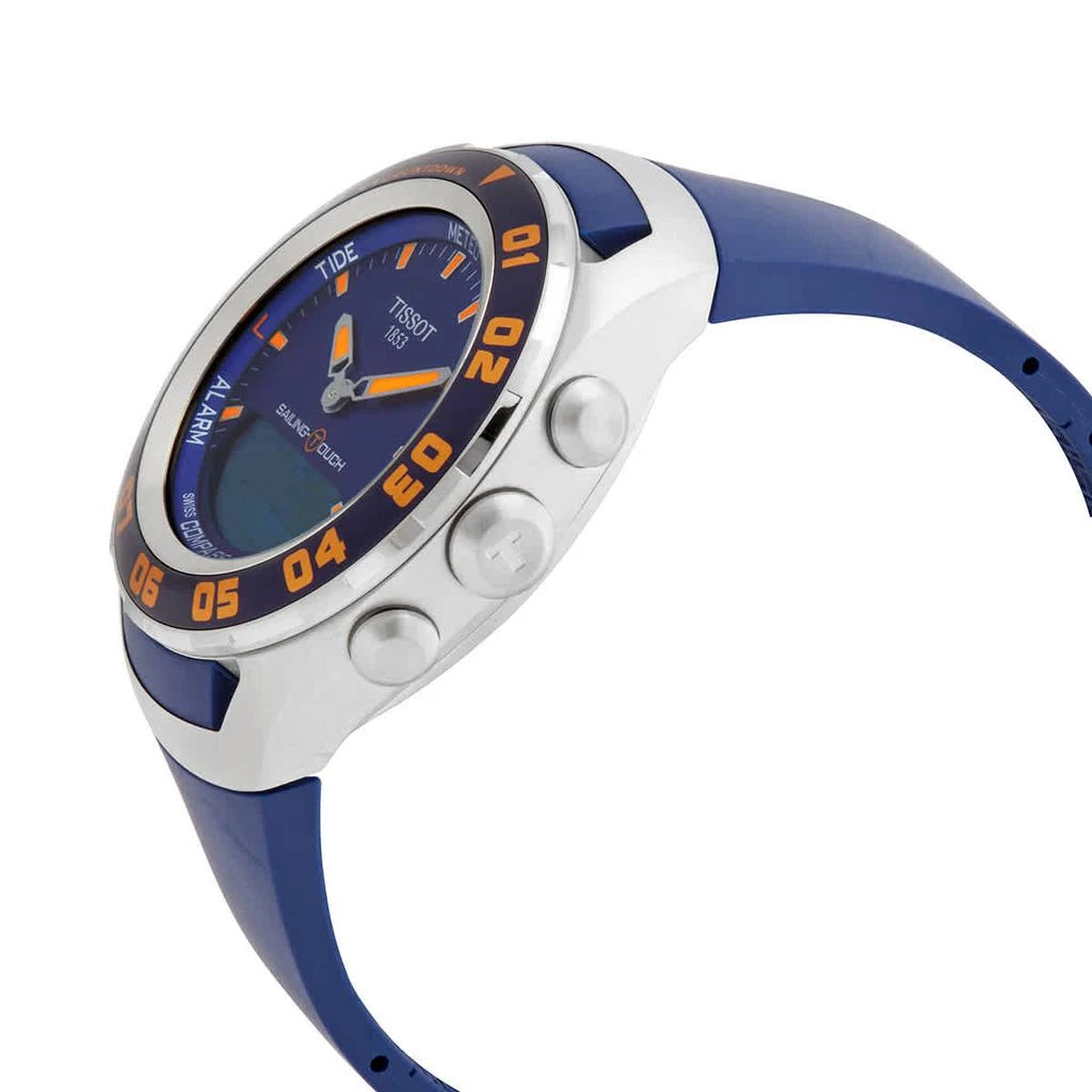 商品Tissot|Sailing Touch Perpetual Alarm World Time Chronograph Quartz Analog-Digital Blue Dial Men's Watch T056.420.27.041.01,价格¥2247,第2张图片详细描述