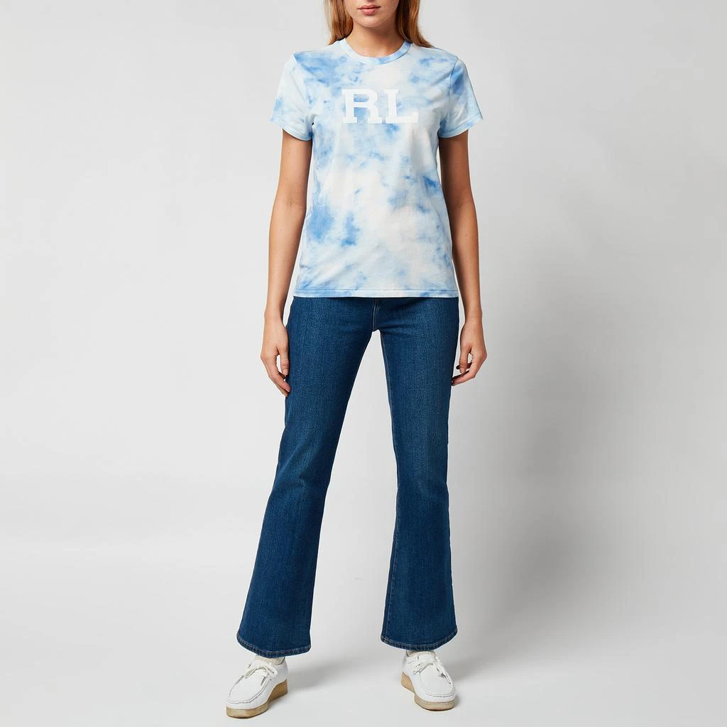 商品Ralph Lauren|Polo Ralph Lauren Women's Bleach Print T-Shirt - Bleached Indigo,价格¥303,第3张图片详细描述