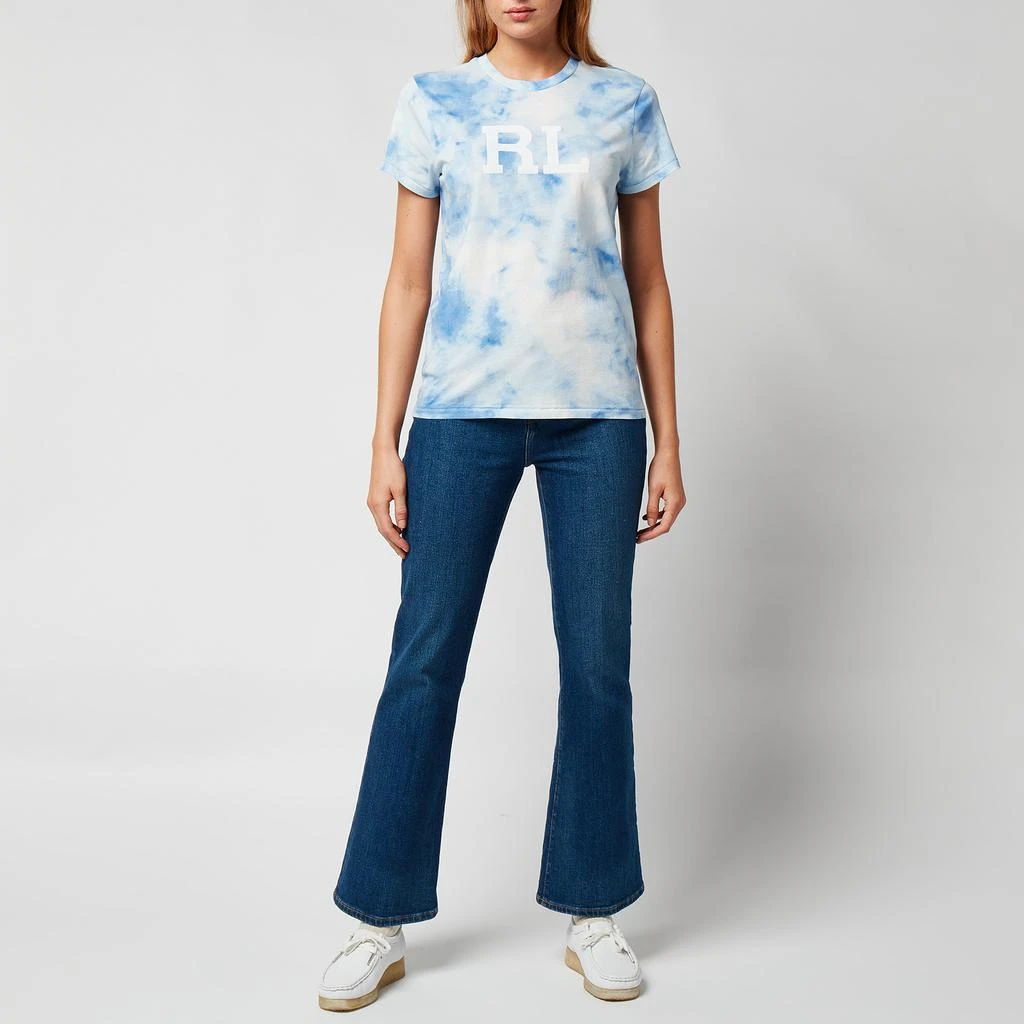 商品Ralph Lauren|Polo Ralph Lauren Women's Bleach Print T-Shirt - Bleached Indigo,价格¥155,第3张图片详细描述