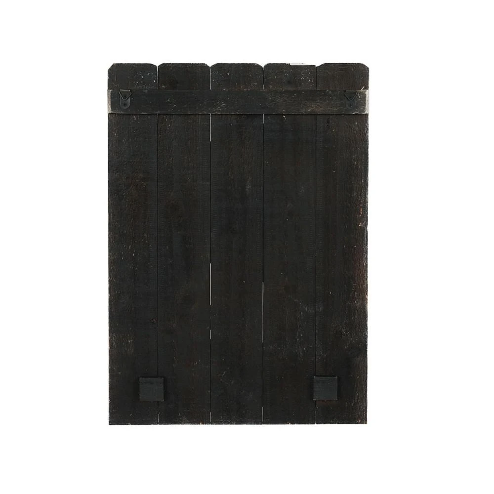 Metal Rooster Wood Wall Plaque with Four Key Hooks 商品