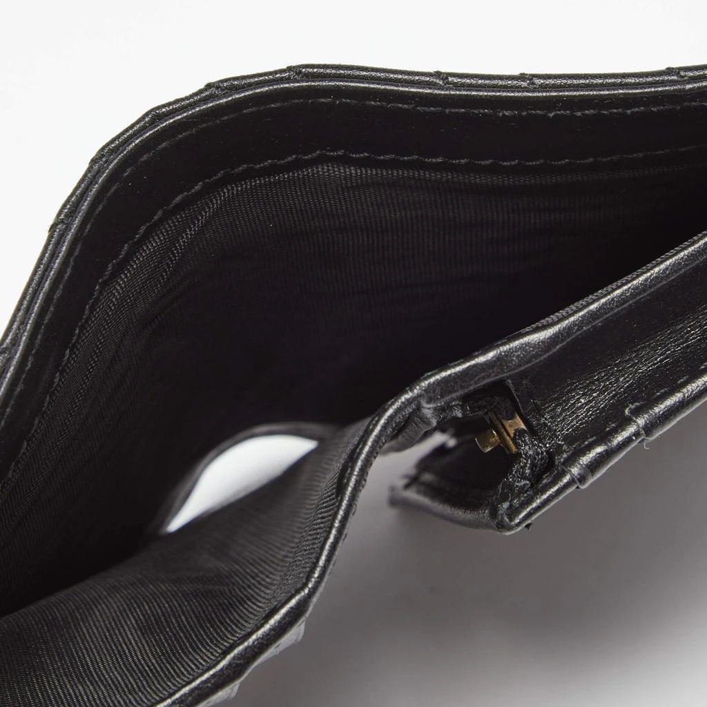 商品[二手商品] Gucci|Gucci Black Matelassé Leather GG Marmont Card Case,价格¥3152,第3张图片详细描述