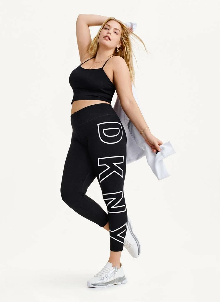 商品DKNY|High Waisted Exploded Logo Leggings,价格¥377,第2张图片详细描述