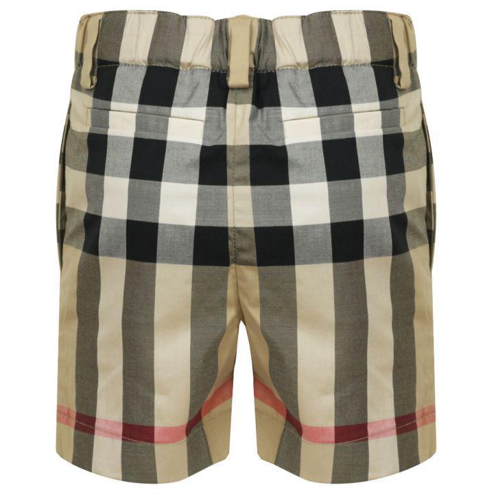 商品Burberry|Beige Mini Royston Shorts,价格¥1192,第5张图片详细描述
