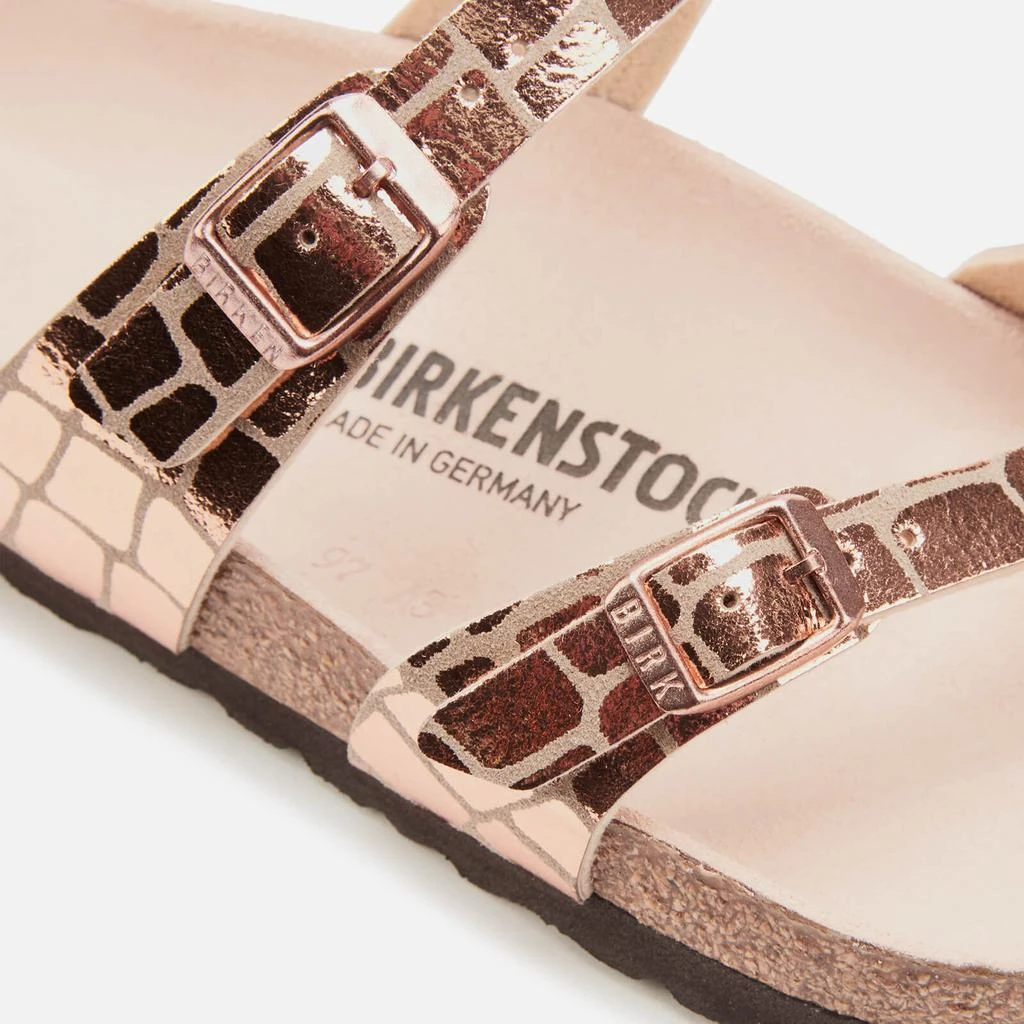 商品Birkenstock|BIRKENSTOCK WOMEN'S MAYARI DOUBLE STRAP SANDALS - GATOR GLEAM COPPER,价格¥371,第4张图片详细描述