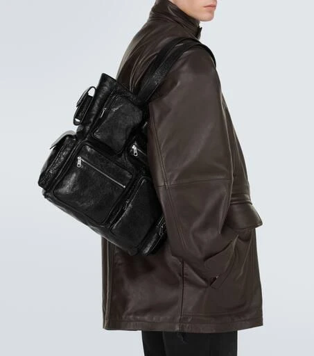 商品Balenciaga|Superbusy做旧皮革托特包,价格¥22342,第3张图片详细描述