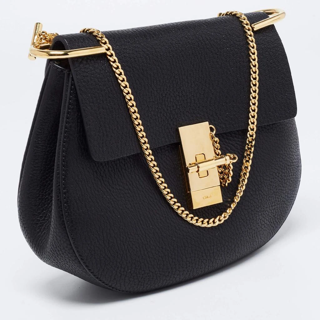 商品[二手商品] Chloé|Chloe Black Leather Medium Drew Shoulder Bag,价格¥4458,第3张图片详细描述
