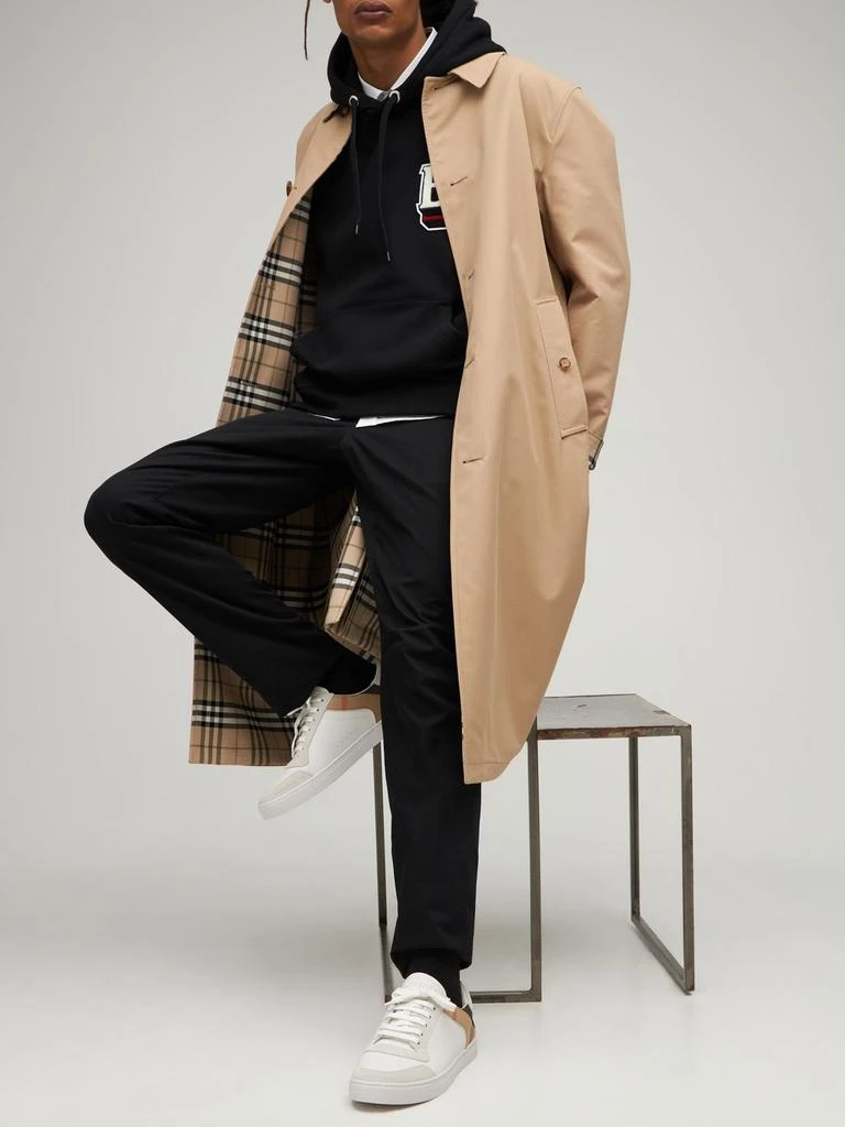 商品Burberry|New Reeth Check Canvas & Leather Sneaker,价格¥4172,第1张图片详细描述
