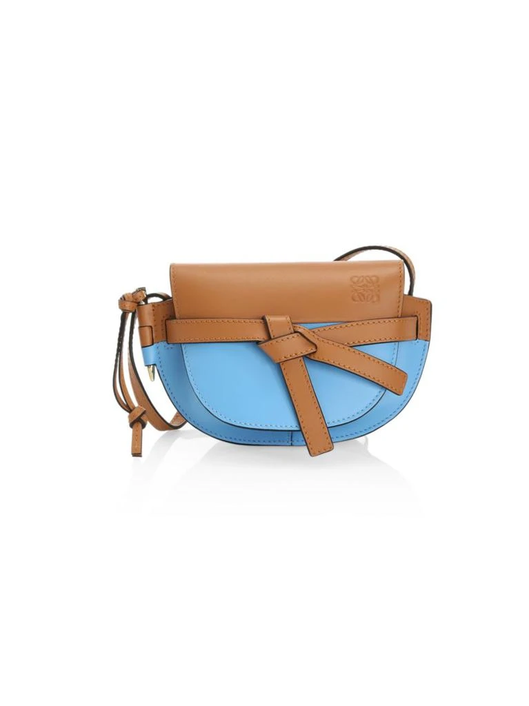商品Loewe|Mini Gate Leather Saddle Bag,价格¥5041,第1张图片
