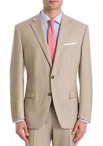 Tan Wool Straight Suit Separate Coat商品第1张图片规格展示