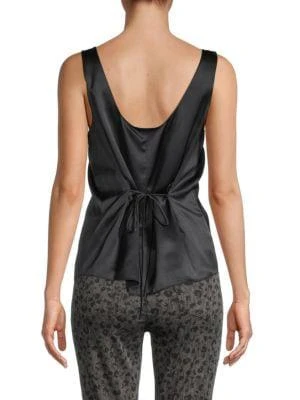 商品Vince|Silk Chiffon Shell Top,价格¥394,第2张图片详细描述