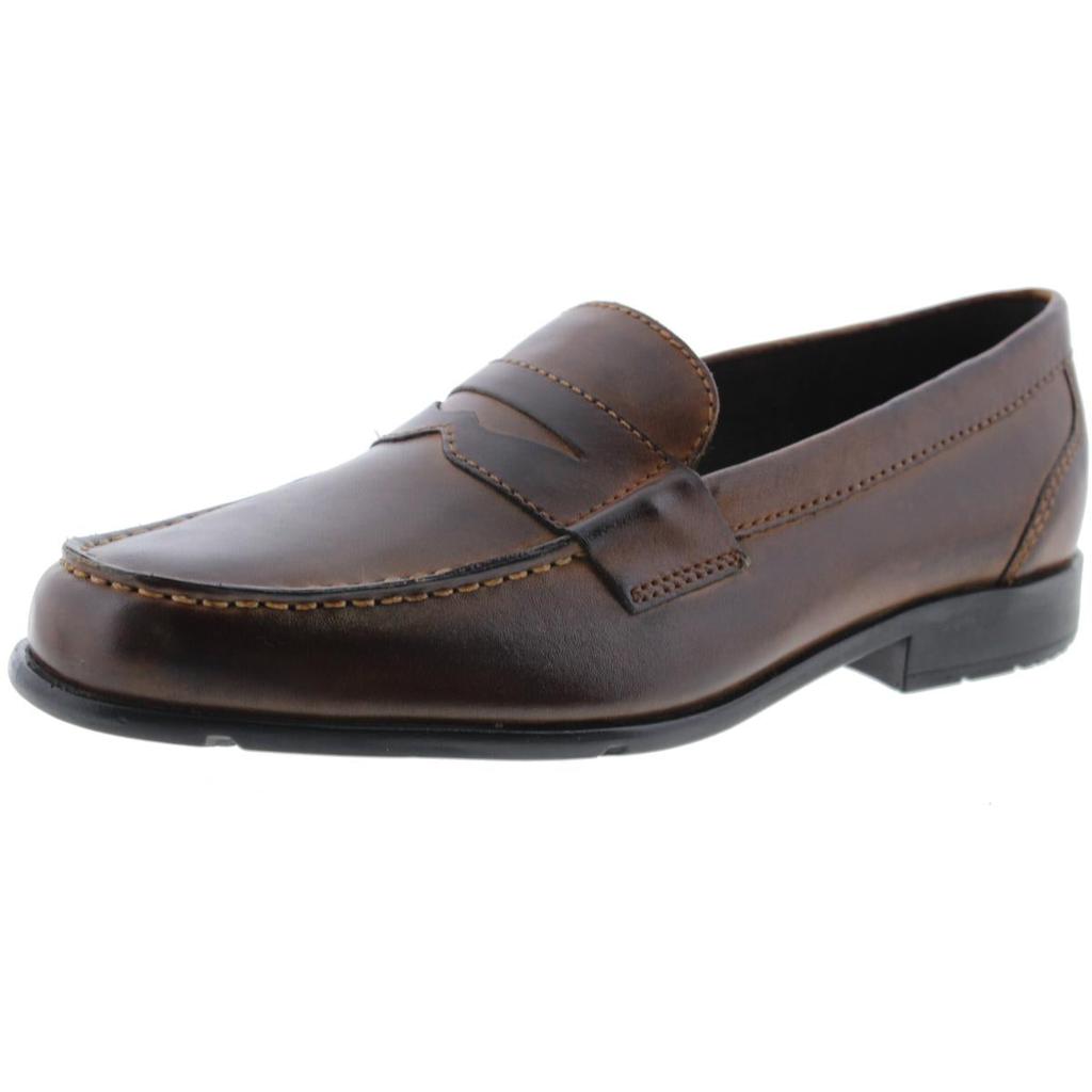 Rockport Mens Classic Leather Slip On Penny Loafers商品第1张图片规格展示