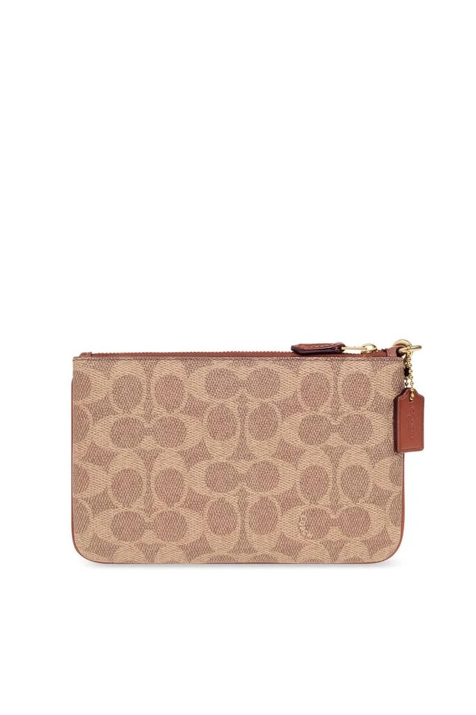 商品Coach|Coach Logo Plaque Monogrammed Small Wristlet Wallet,价格¥405,第2张图片详细描述