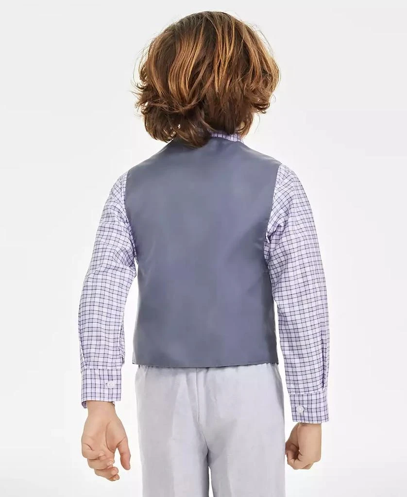 商品Nautica|Toddler and Little Boys Machine Washable Oxford Vest, Shirt, Pants, Necktie and Pocket Square, 5 Piece Set,价格¥193,第5张�图片详细描述