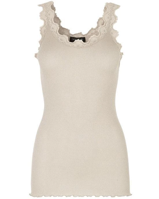商品Rosemunde|Bliss Lurex Lace top Champagne,价格¥536,第1张图片