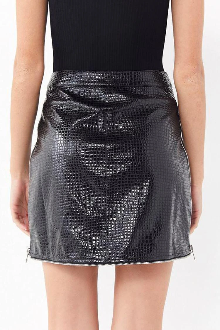 商品I.AM.GIA|I.AM.GIA Jagger Snake Print Mini Skirt,价格¥370,第3张图片详细描述