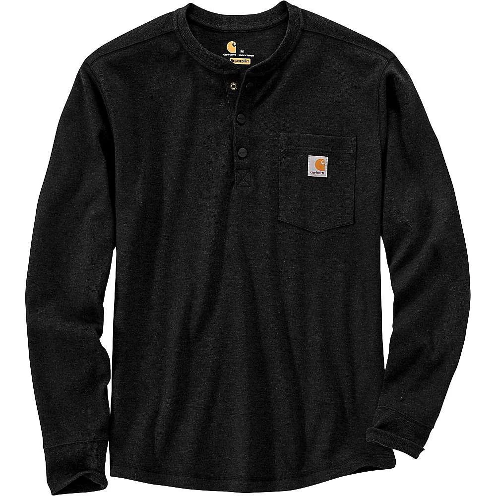 商品Carhartt|Carhartt Men's Relaxed Fit Heavyweight LS Henley Pocket Thermal T-Shirt,价格¥333,第1张图片