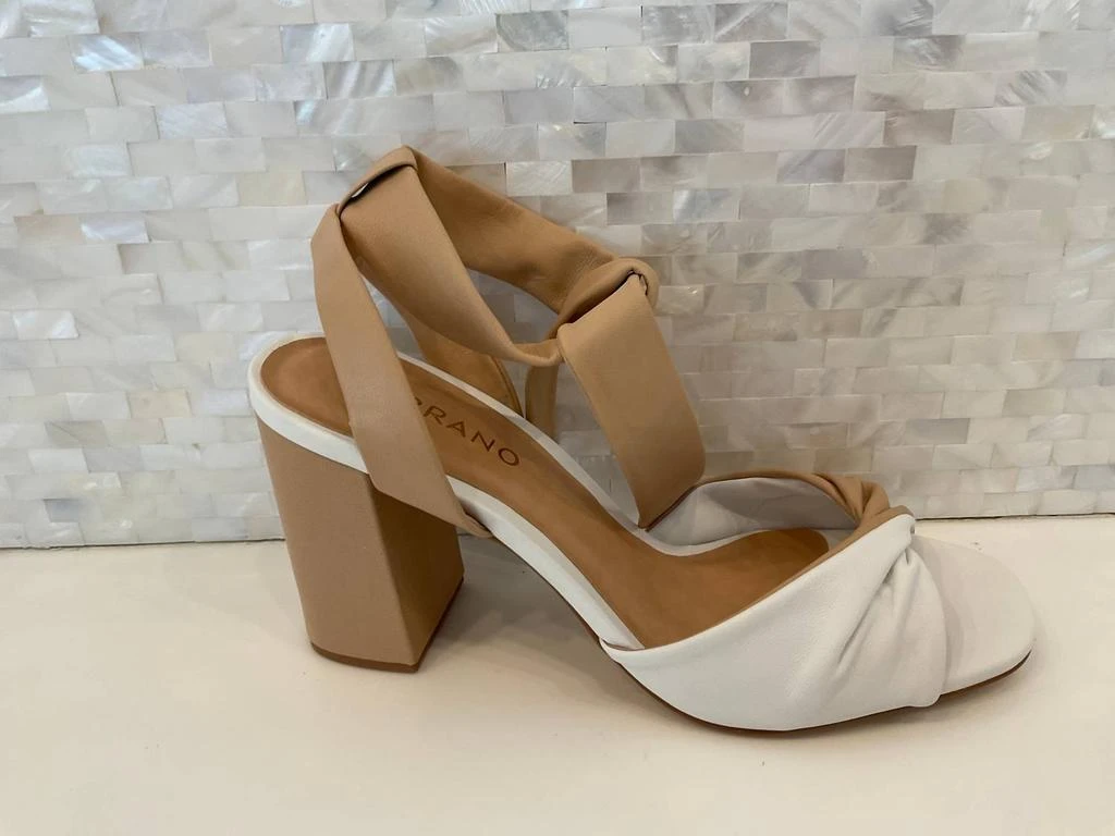 商品Carrano|Kamila Heel Sandal in Cream/Nude,价格¥794,第4张图片详细描述