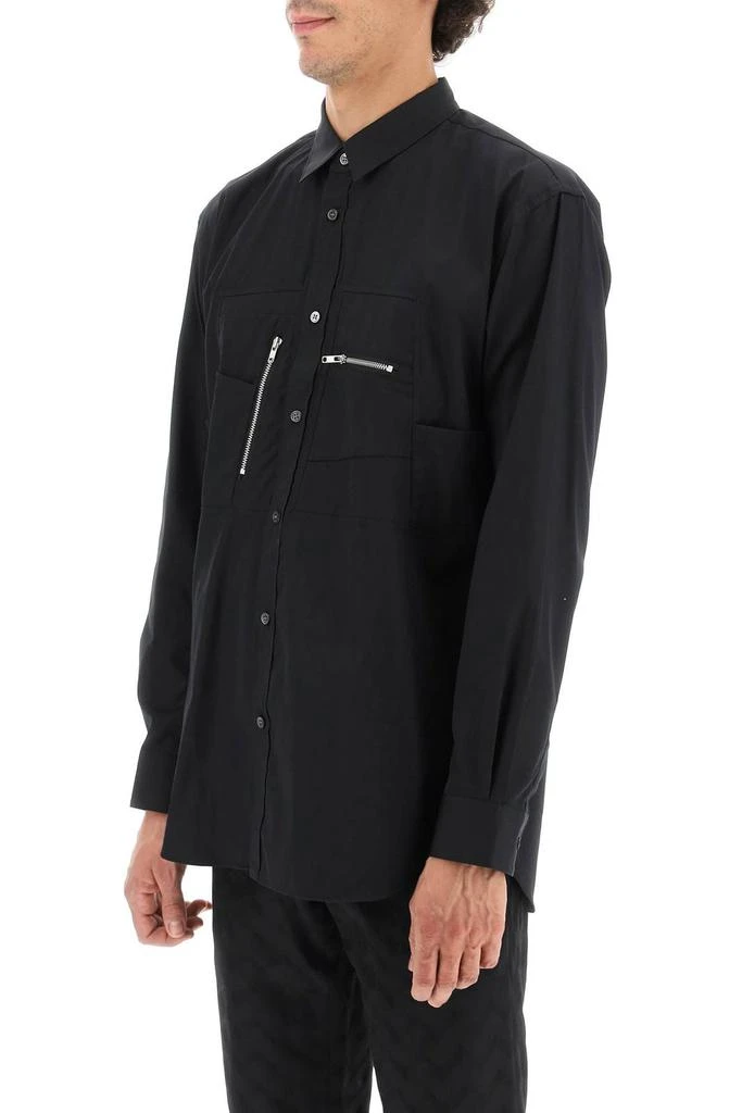 商品Comme des Garcons|Comme des Garçons Shirt Zip Detailed Buttoned Shirt,价格¥5718,第4张图片详细描述