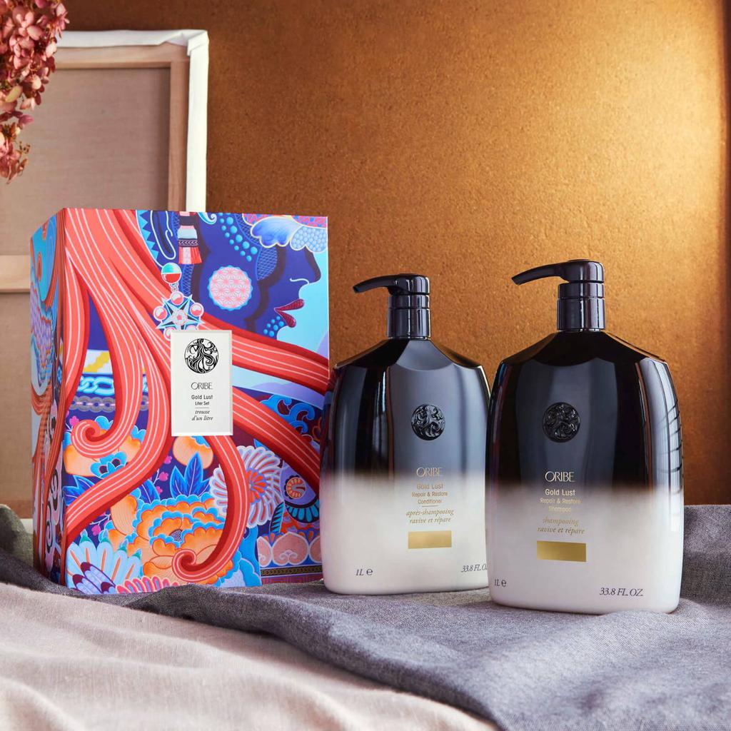 Oribe Gold Lust Shampoo and Conditioner Liter Set商品第3张图片规格展示